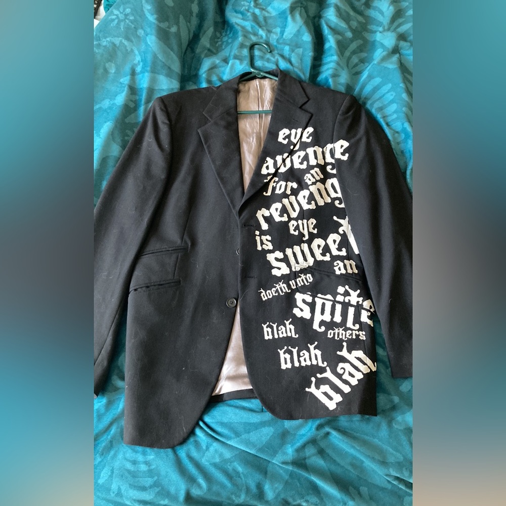 Revenge Printed men’s Blazer size 38R